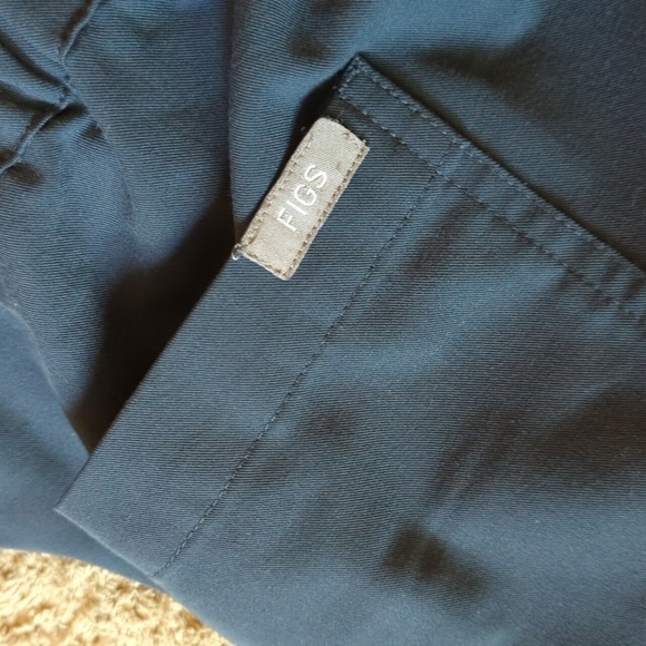Figs Men's Pants Figs Pisco Basic Scrub Pants Medium Style FM4500 Blue - Picture 9 of 10